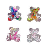 20MM snap button charms Diy acrylic solid candy color bear