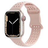 38/40/41mm Apple Breathable honeycomb silica gel Watch Band is suitable for applewatch8 with ultra7/6/5/4/se sports silicone watch band iwatch (excluding dial)