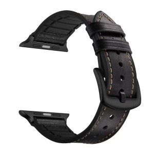 42/44/45mm Suitable for Apple iWatch Apple iwatch strap Leather silicone patch smart strap (excluding dial)