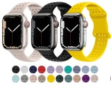 42/44/45mm Apple iwatch Breathable honeycomb silica gel Watch Band is suitable for applewatch8 with ultra7/6/5/4/se sports silicone watch band iwatch (excluding dial)