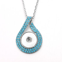 20mm Metal necklace pendant Snaps button jewelry wholesale
