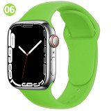 38/40/41mm Apple iwatch Breathable  silica gel Watch Band is suitable for applewatch8 with ultra7/6/5/4/se sports silicone watch band iwatch (excluding dial)