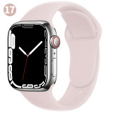 38/40/41mm Apple iwatch Breathable  silica gel Watch Band is suitable for applewatch8 with ultra7/6/5/4/se sports silicone watch band iwatch (excluding dial)