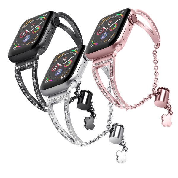 38/40mm Applicable to Apple apple iwatch1-7 watch iwatch hollow metal stainless steel strap(excluding dial)