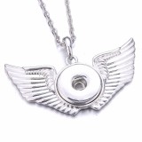 Metal Pendant 60CM Necklace for 20mm Snaps button jewelry wholesale