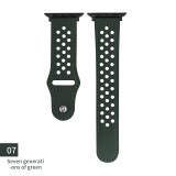 42/44/45mm Applicable to iwatch5/6/7/8/SE apple strap leather business style apple hole breathable head leather strap (excluding dial)