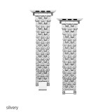 42/44/45mm Applicable to apple iwatch strap 5/6/7/8/SE apple five bead full diamond metal stainless steel watch strap iwatch (excluding dial)