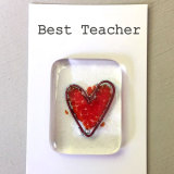 Valentine's Day Pocket Hugs Love  Pocket token glass Pocket Hearts keepsake gifts