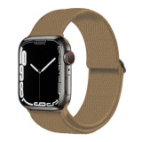 38/40/41MM Applicable to all series of iwatch watchbands, available plastic connectors, adjustable decorative woven nylon elastic watchbands (excluding dial)