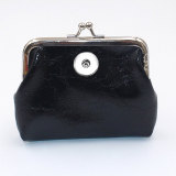 20MM Snaps button jewelry wholesale PU leather change storage bag