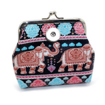 20MM Snaps button jewelry wholesale Bohemian mini change storage bag