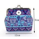 20MM Snaps button jewelry wholesale Bohemian mini change storage bag