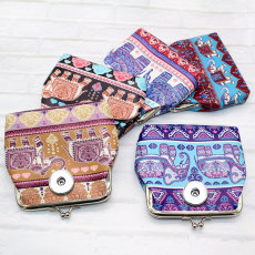 20MM Snaps button jewelry wholesale Bohemian mini change storage bag