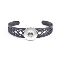 Stainless steel Thanksgiving opening bracelet is suitable for 20MM Snaps button jewelry wholesale