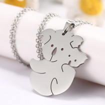 Stainless steel karaoke animal pendant necklaceift