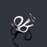 Scissors stainless steel hollow bracelet
