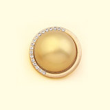 20MM Exquisite pearl small fragrant feng shui diamond is suitable for snap button charms