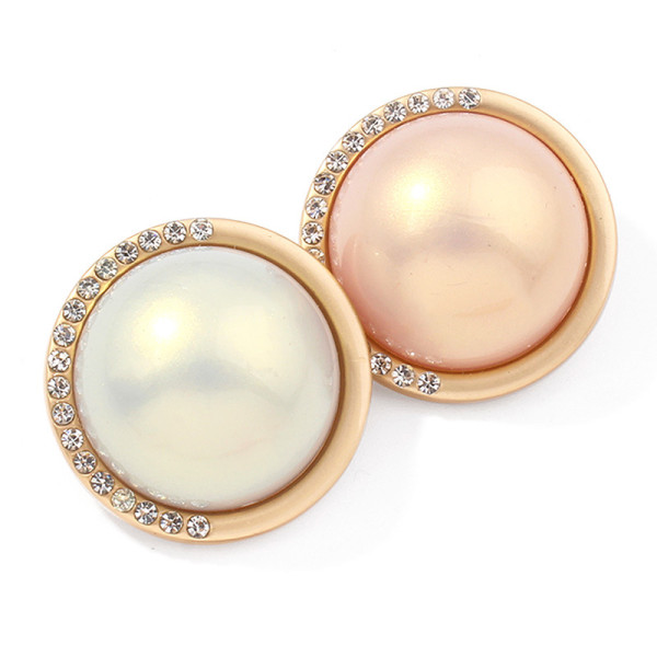 20MM Exquisite pearl small fragrant feng shui diamond is suitable for snap button charms