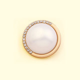 20MM Exquisite pearl small fragrant feng shui diamond is suitable for snap button charms