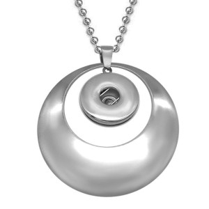 20MM Stainless Steel Snap Ball Bead Necklace Pendant Jewelry Making
