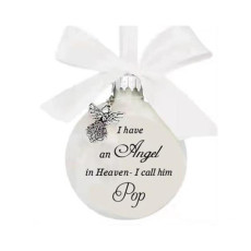 Angels in Heaven Names of Relatives Decorative Souvenir Feather Plastic Ball Decorative Pendant