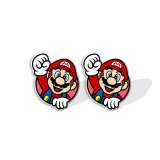 Acrylic Mario small mushroom series creative earrings wholesale