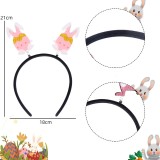 15 styles Easter hair band cartoon rabbit chicken eggshell hair band holiday party decoration
