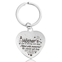 Stainless steel key chain pendant love pendant