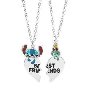 Star Baby Stitch Love Pair Pendant Necklace