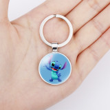 Starcraft Baby Stitch Glass Keychain Pendant