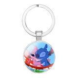 Starcraft Baby Stitch Glass Keychain Pendant