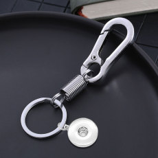 18MM Snaps button jewelry wholesale Metal spring key chain Mountaineering pendant chain