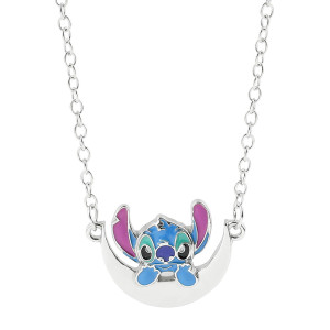 Star Baby Stitch moon Pendant Necklace