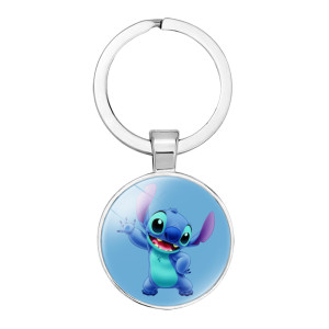 Starcraft Baby Stitch Glass Keychain Pendant