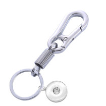 18MM Snaps button jewelry wholesale Metal spring key chain Mountaineering pendant chain