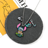 Star Baby Angel Stitch Necklace Metal Pendant Pendant