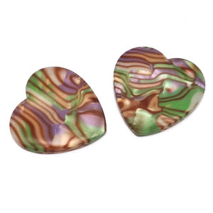 20MM Love Resin Cabochon snap button charms  Tiger stripe  Leopard print