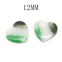 Love color Resin DIY fit 12mm snap button charms