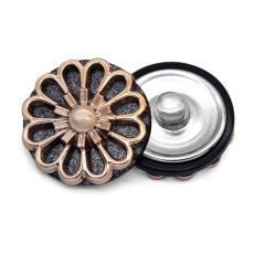 20MM resin  Flower  DIY snap button charms