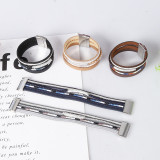 Magnet buckle bracelet alloy point drill multilayer combination bracelet