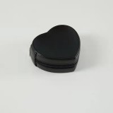 PU leather small heart-shaped jewelry storage box portable earrings earrings jewelry packaging box