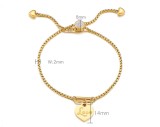 Stainless steel love Valentine's Day gift drawable bracelet