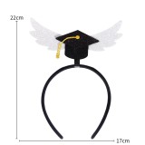 12 styles Graduation season decoration headband University kindergarten graduation ceremony photo props Bachelor's cap certificate headband