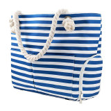 Large beach shoulder handbag, multi-pocket, multi-function waterproof beach bag