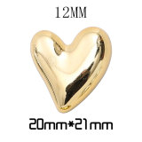 love resin electroplating DIY suitable 12MM snap button charms
