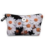 Small Daisy Makeup Bag Multi-functional Dumpling Storage Wash Bag fit 20mm snaps chunks Snaps button jewelry wholesale