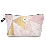 Marbling Makeup Bag Multi-functional Dumpling Storage Wash Bag fit 20mm snaps chunks Snaps button jewelry wholesale