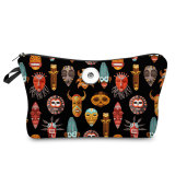 African totem Makeup Bag Multi-functional Dumpling Storage Wash Bag fit 20mm snaps chunks Snaps button jewelry wholesale