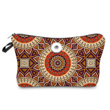 African totem Makeup Bag Multi-functional Dumpling Storage Wash Bag fit 20mm snaps chunks Snaps button jewelry wholesale