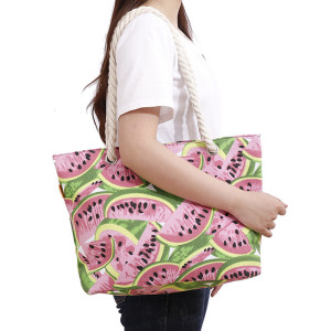 Watermelon beach shoulder bag large capacity portable shopping bag